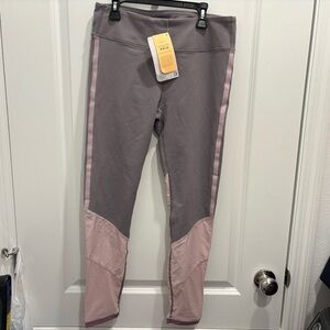 Fabletics Leggings in Gray and Pink
